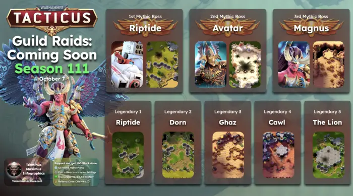 Guild Raid Season 110 Coming Soon Infographic